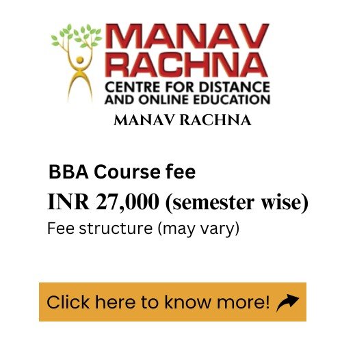 manav rachna bba fees