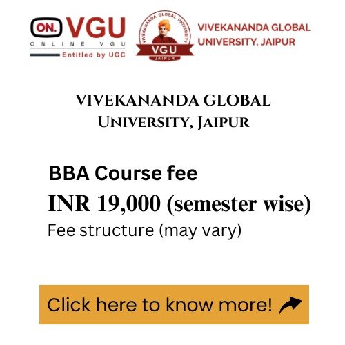 Vivekananda global uni bba fees